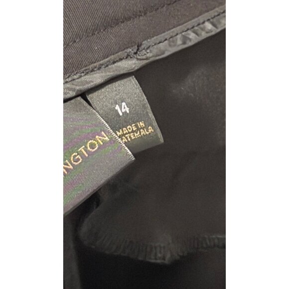 Worthington Perfect Black Dress Pants Sz 14 Straight Leg. NWT - Picture 3 of 12